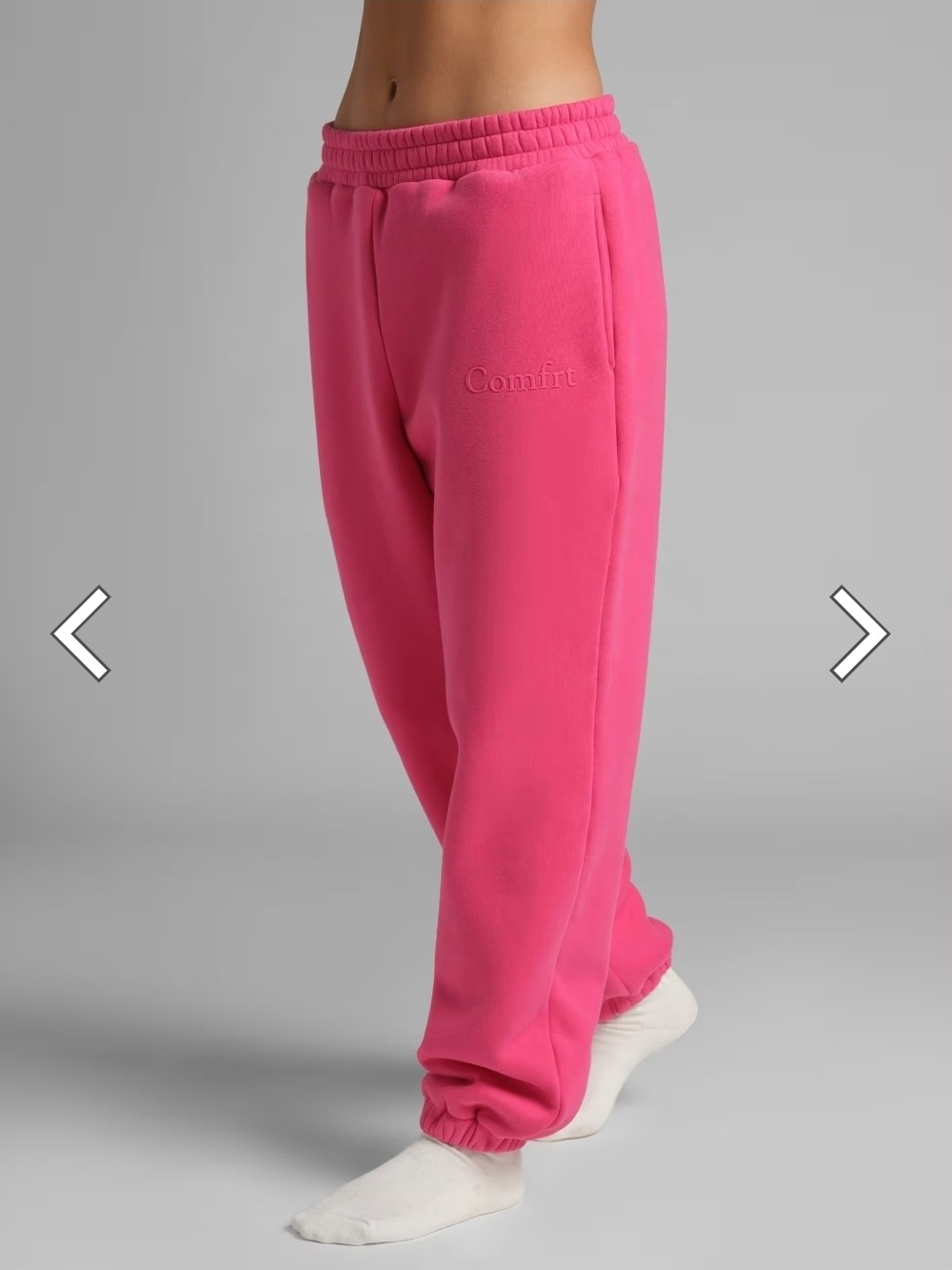 Comfrt Minimalist Sweatpants - Hot Pink - 2XL - Picture 4 of 4